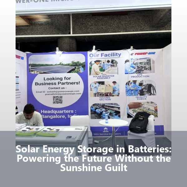 Solar Energy Storage in Batteries: Powering the Future Without the Sunshine Guilt